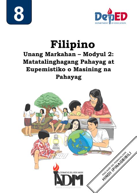 Grade 8 Filipino .